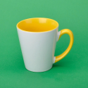 Чашка для сублимации Sublime Latte с лого цветная внутри 330 мл